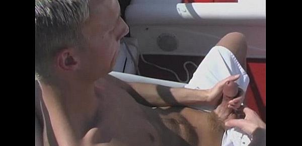  Blond Boy Shane Scott Jerks Off Outdoors